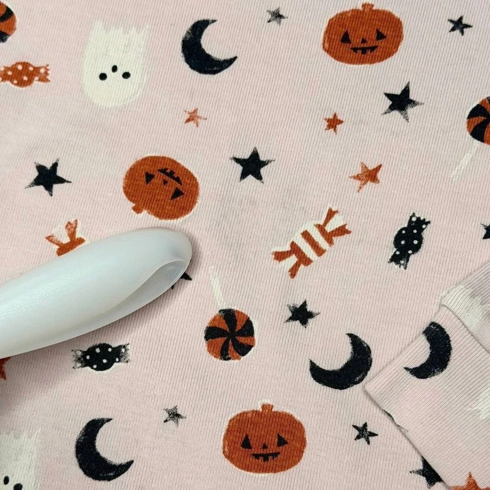 Gymboree Halloween Pajamas Pumpkins Ghosts Moons Candy Stars Size 5